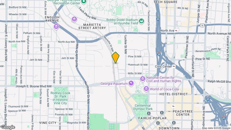 490 Marietta St NW Map and Location Details