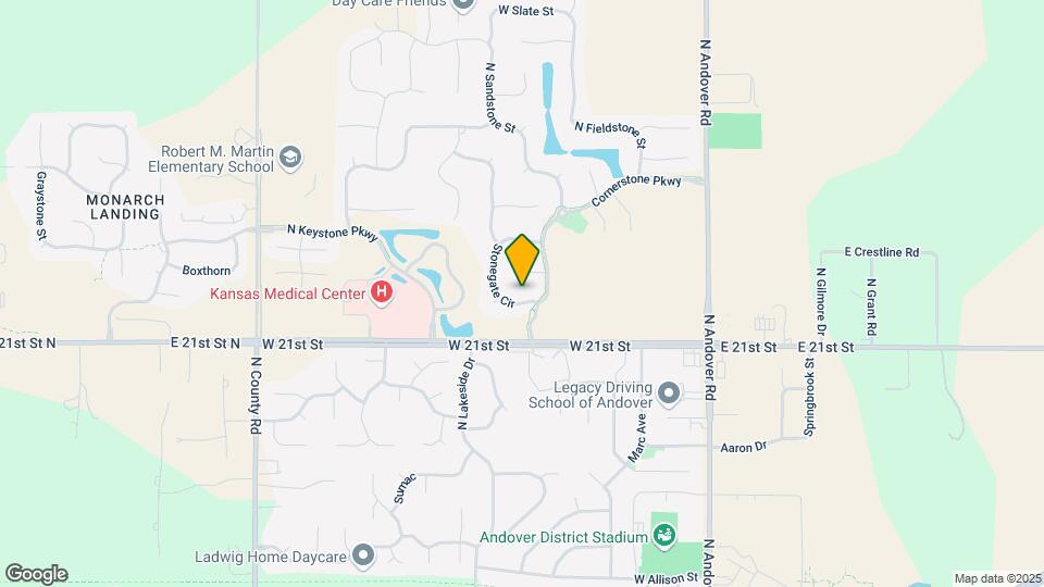 2132 Stonegate Cir Map and Location Details
