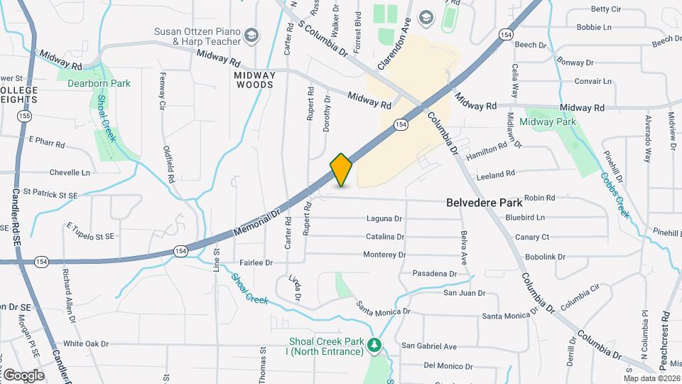 2866 Belvedere Ln Map and Location Details