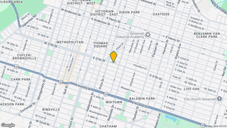 521 E 37th St, Unit A Map and Location Details
