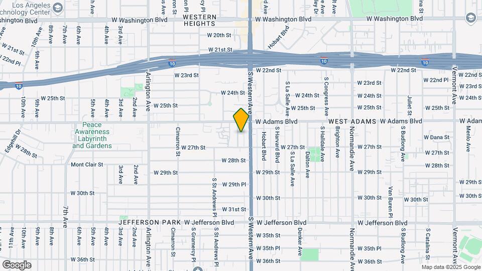 2630 S Manhattan Pl Map and Location Details