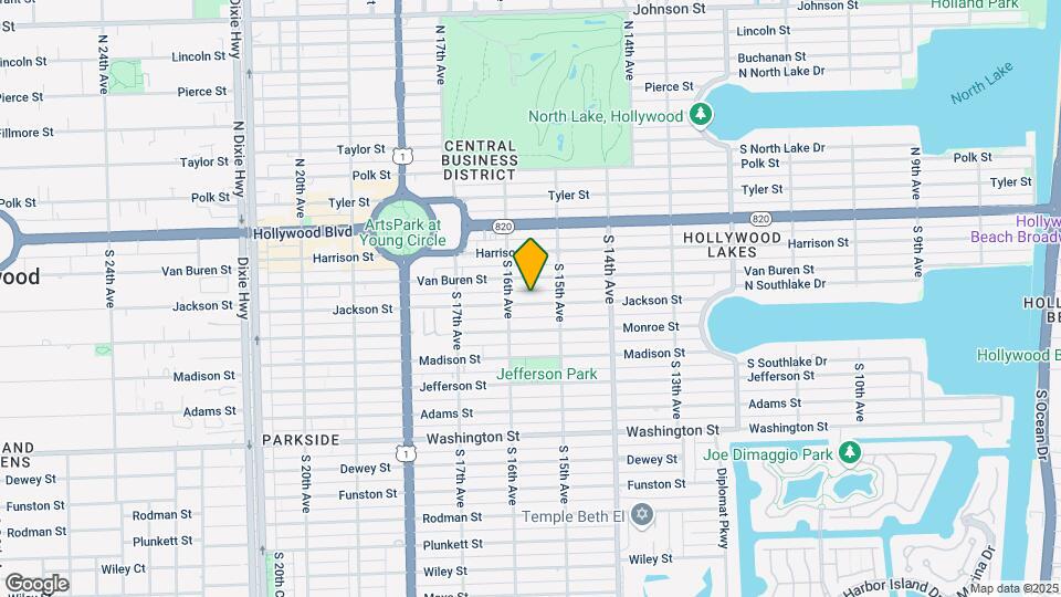 1535 Jackson St Map and Location Details