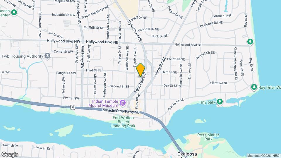 110 Eglin Pkwy SE Map and Location Details