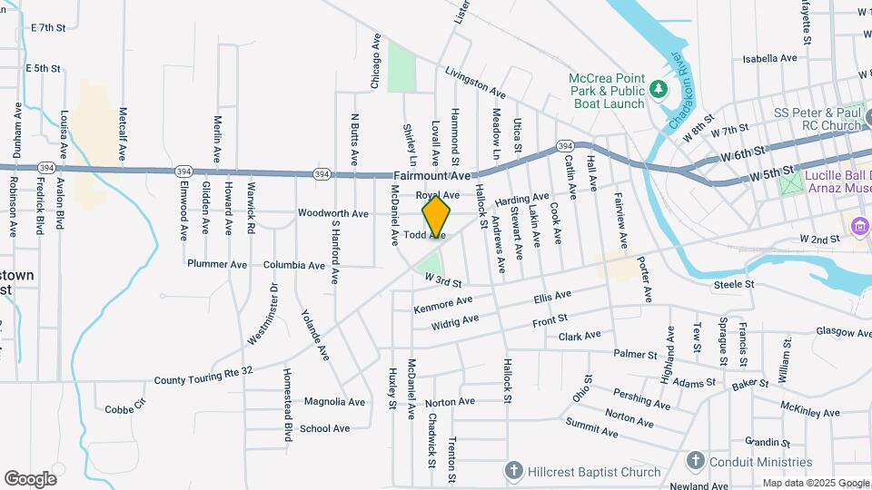 748 Harding Ave Map and Location Details