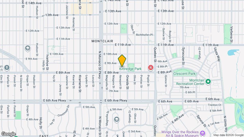830 Newport St Mapa y Detalles de la Ubicación