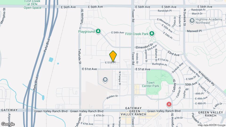 18254 E 51st Pl Mapa y Detalles de la Ubicación