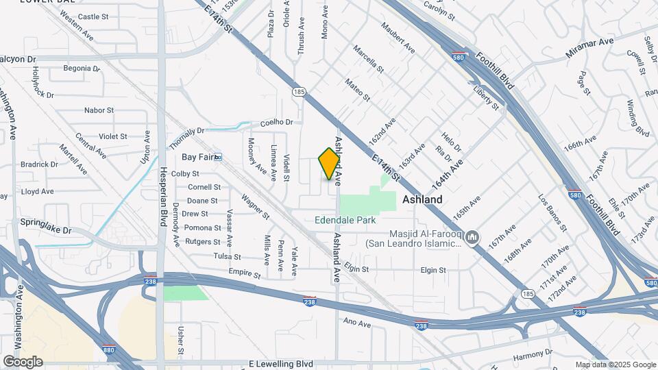 Ashland Garden Apartments Mapa y Detalles de la Ubicación