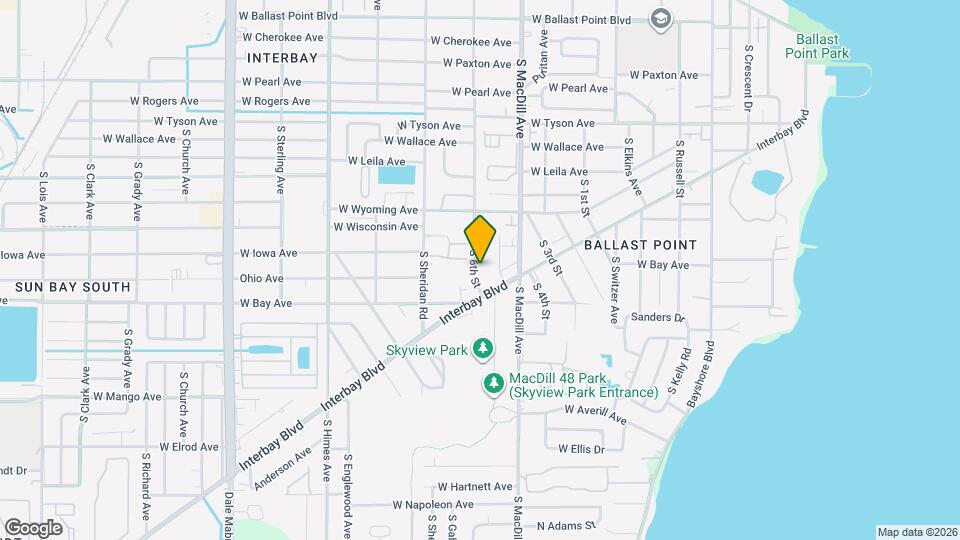 6014 S 6th St Map and Location Details