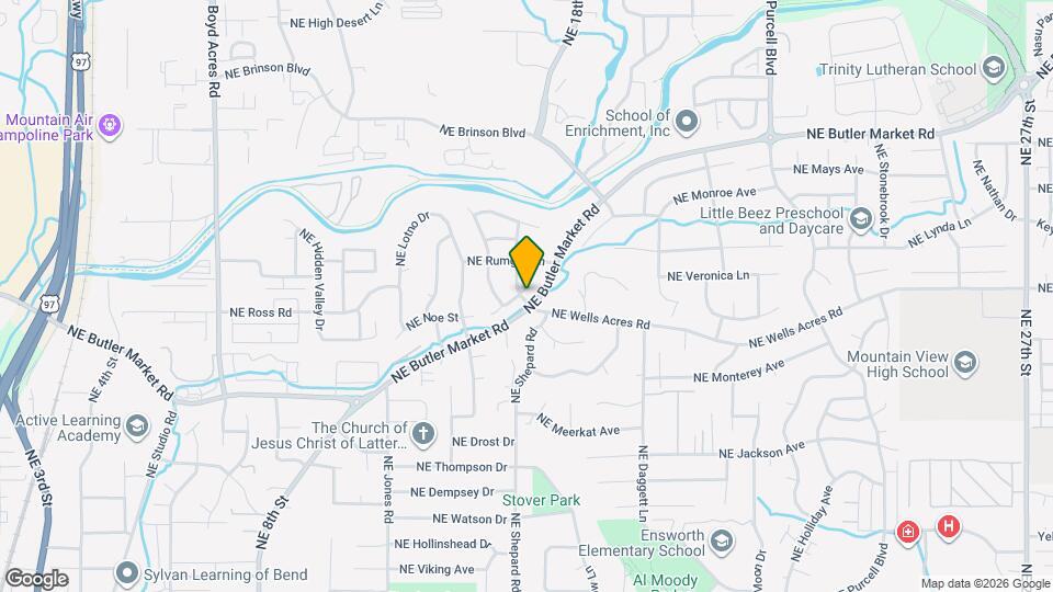 1522 NE Butler Market Rd Map and Location Details