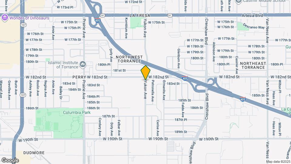 18216 Yukon Ave Map and Location Details