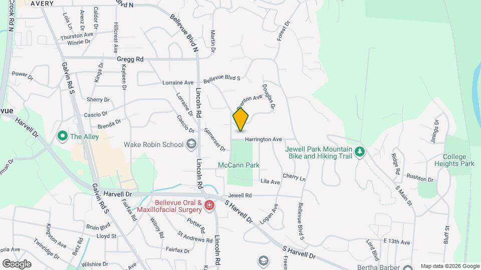 910 Harrington Ave, Unit B Mapa y Detalles de la Ubicación