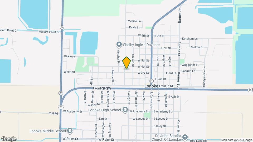 418 W 3rd St Map and Location Details