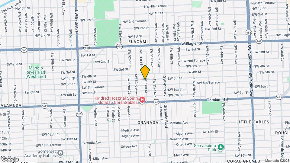 500 SW 51st Ct Map and Location Details