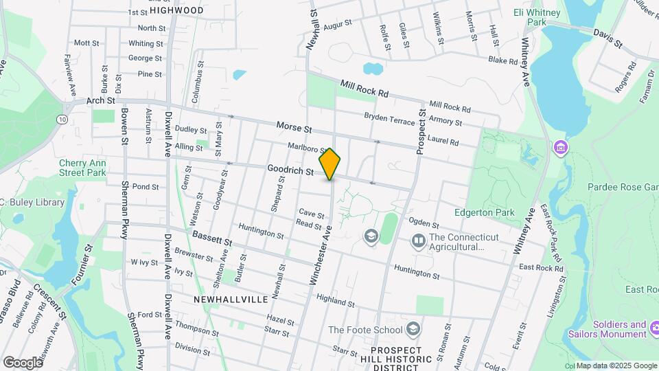 916 Winchester Ave Map and Location Details