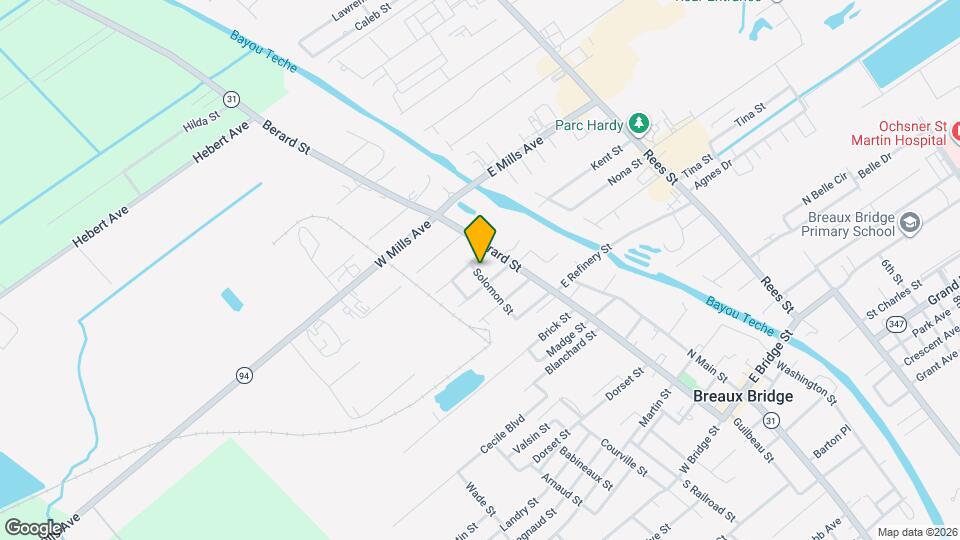 1010 Solomon St Map and Location Details