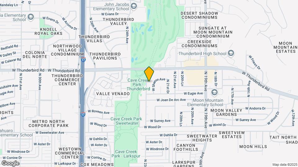 13635 N 23rd Ave Map and Location Details