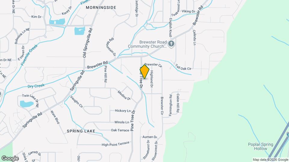 1525 Pine Tree Dr Map and Location Details