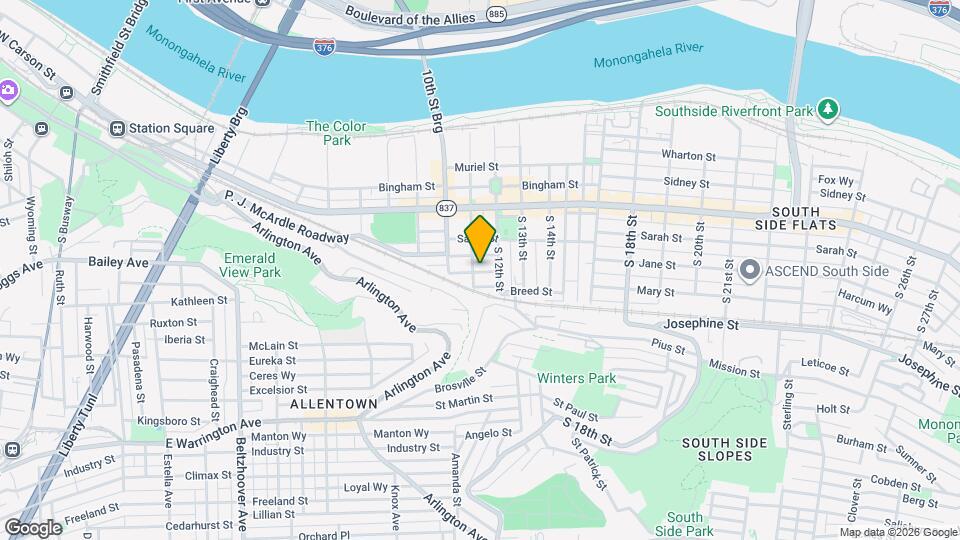 1111 Freyburg St Map and Location Details