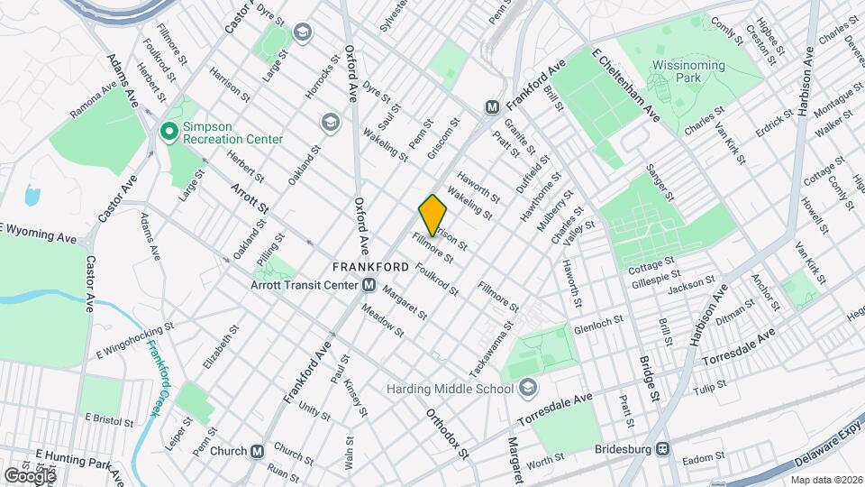 1641 Fillmore St Mapa y Detalles de la Ubicación