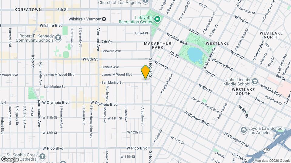 2627 San Marino St Map and Location Details