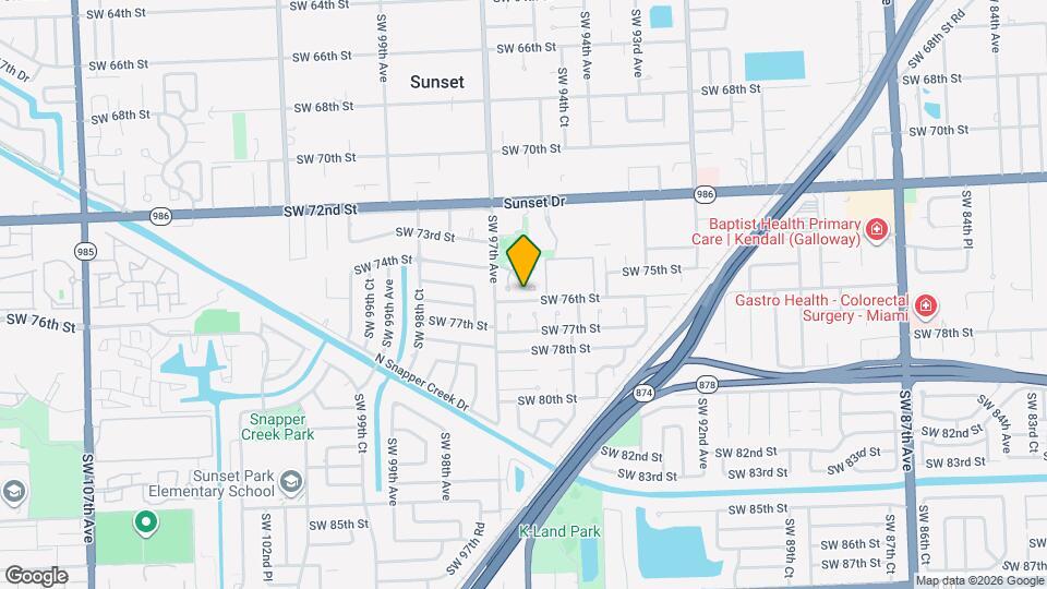 7528 SW 95th Pl Map and Location Details