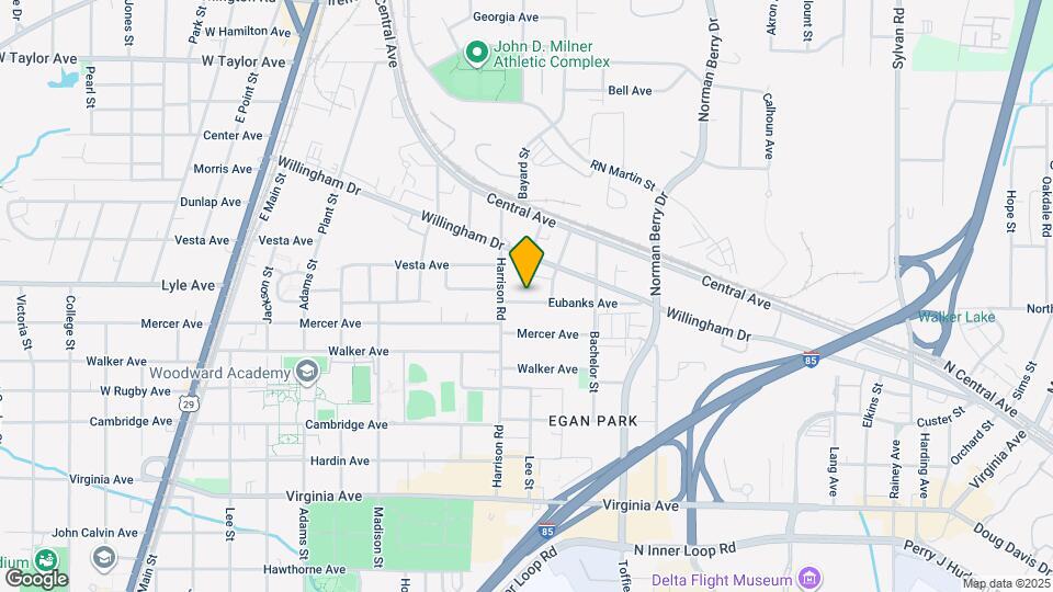 1357 Eubanks Ave Map and Location Details