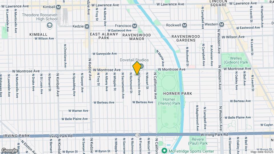 4332 N Francisco Ave Mapa y Detalles de la Ubicación