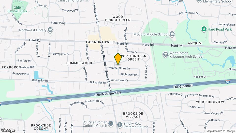 1800 Weather Stone Ln Map and Location Details