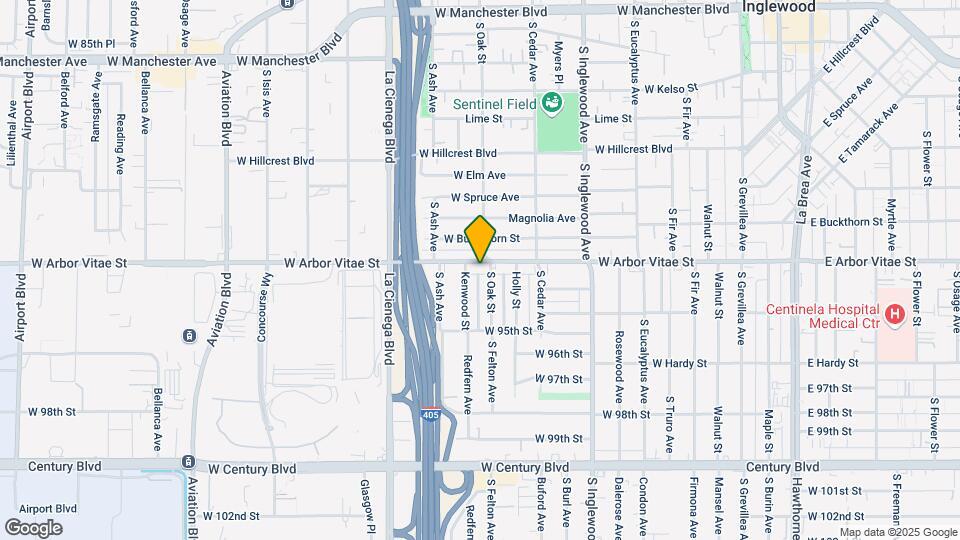 610 W Arbor Vitae St Map and Location Details