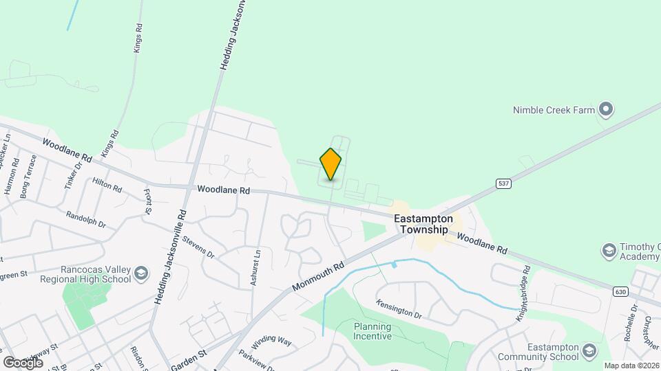 Eastampton Town Ctr Map and Location Details