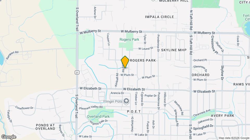 820 Rocky Rd Map and Location Details