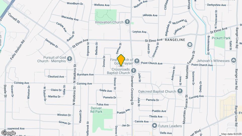 3735 Marvin St Map and Location Details