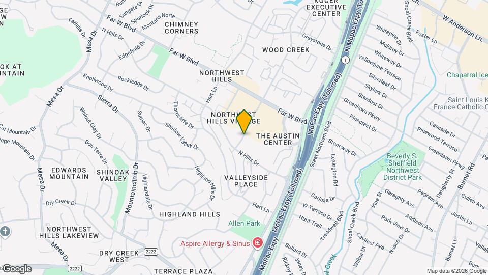 6805 Wood Hollow Dr, Unit 2-142C Map and Location Details