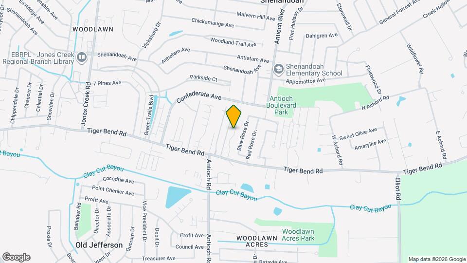 16161 Tiger Bend Rd Map and Location Details