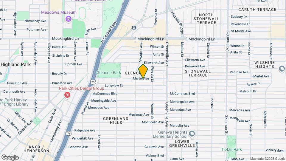 5526 Martel Ave Map and Location Details