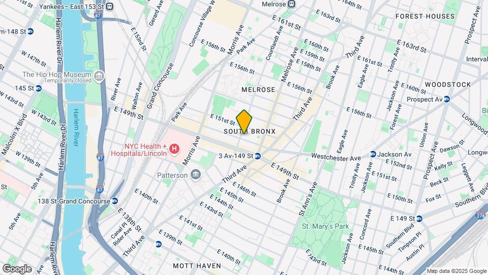 357 E 150th St Mapa y Detalles de la Ubicación