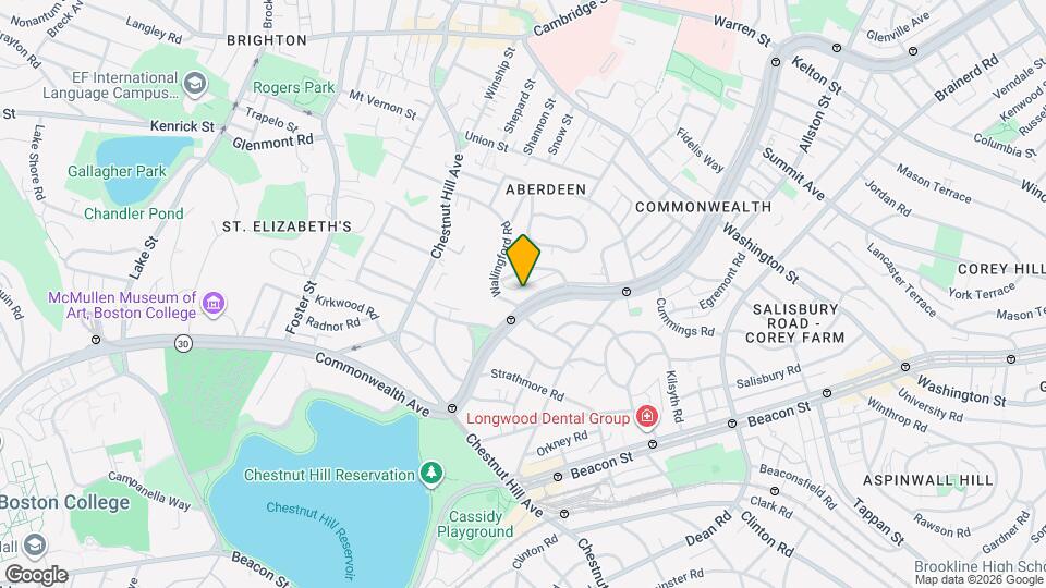 1763 Commonwealth Ave Map and Location Details