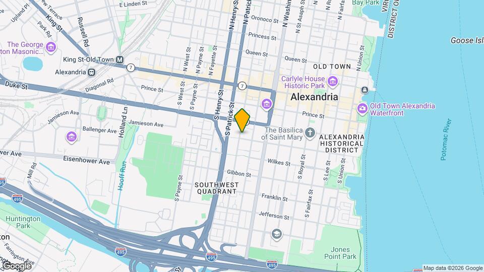 332 S Alfred St Map and Location Details