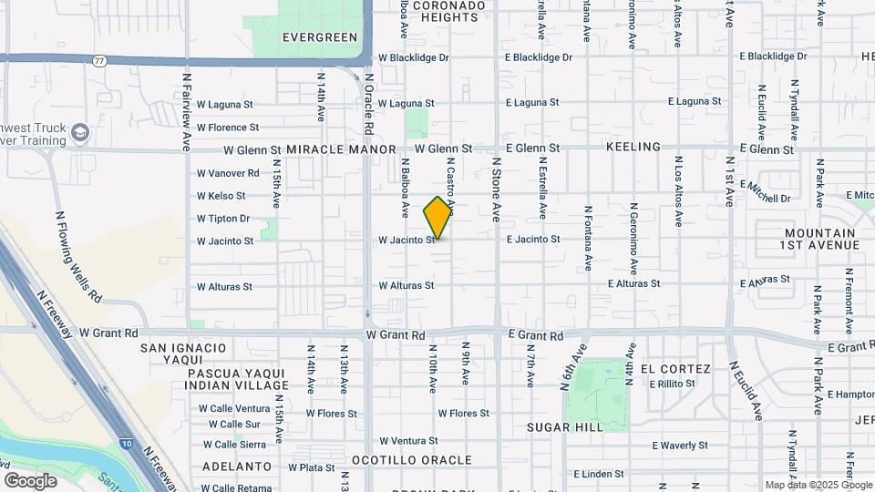 217 W Jacinto St Map and Location Details