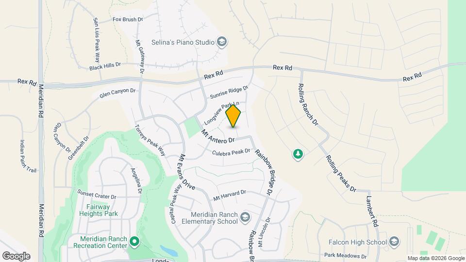 10726 Maroon Peak Wy Map and Location Details