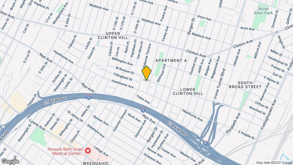 222-224 W Runyon St Mapa y Detalles de la Ubicación