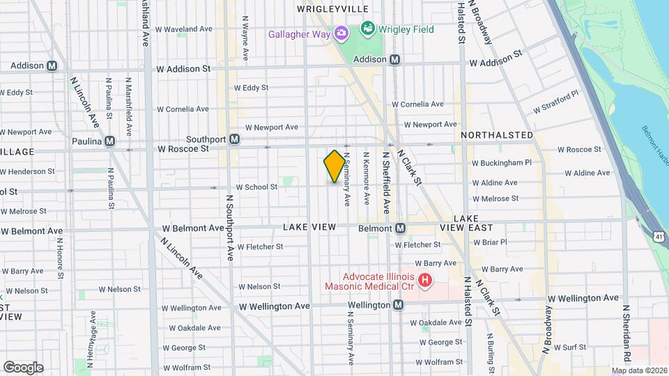 3259 N Clifton Ave, Unit 2w Mapa y Detalles de la Ubicación