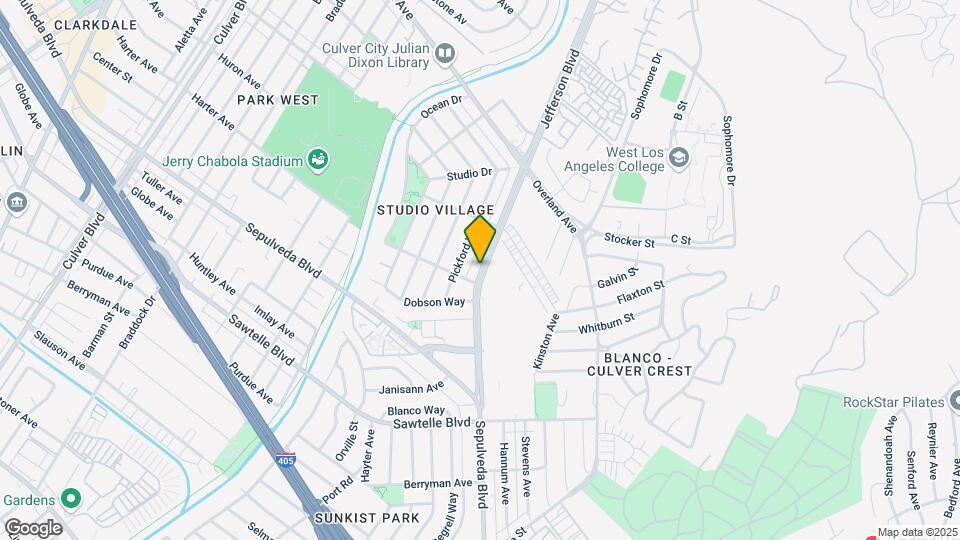 10857 Jefferson Blvd Mapa y Detalles de la Ubicación