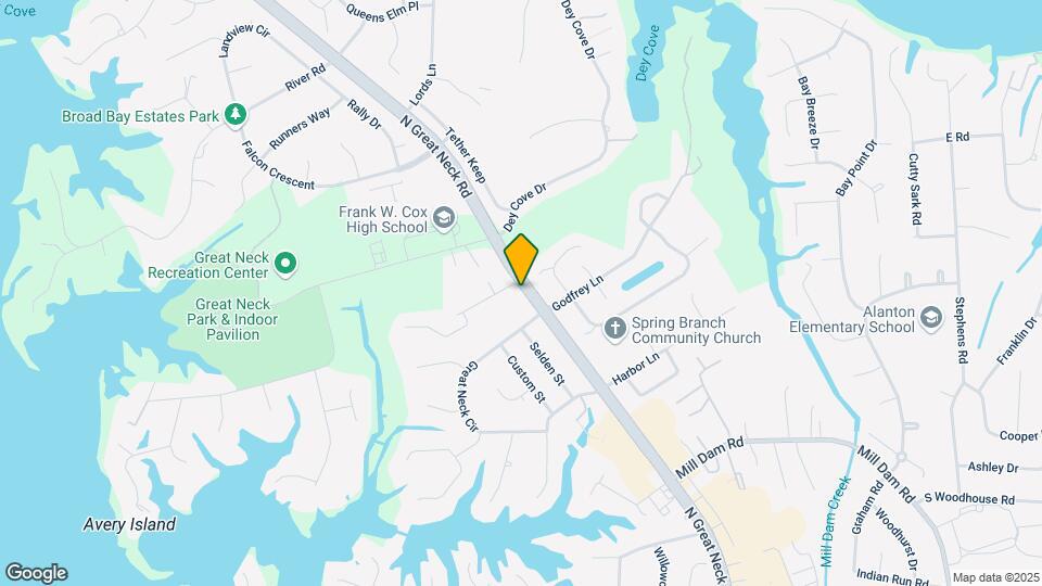 1557 N Great Neck Rd Map and Location Details