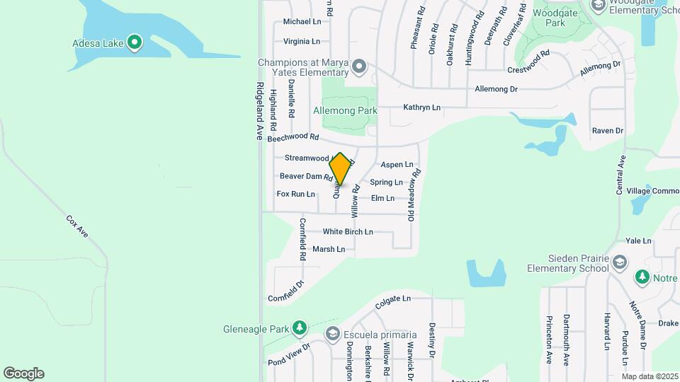 623 Quail Run Rd Map and Location Details