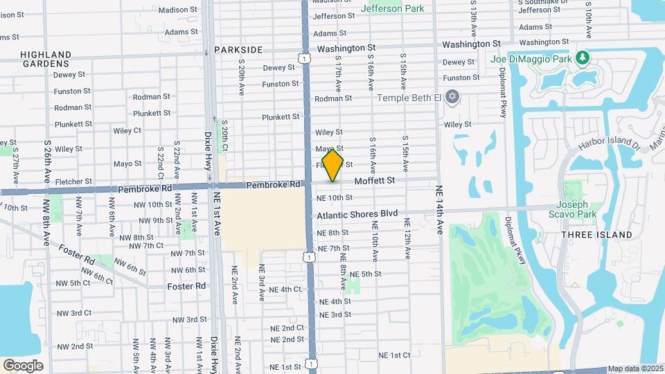 724 Moffett St Map and Location Details