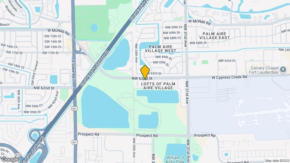 6180 NW 34th Terrace Map and Location Details