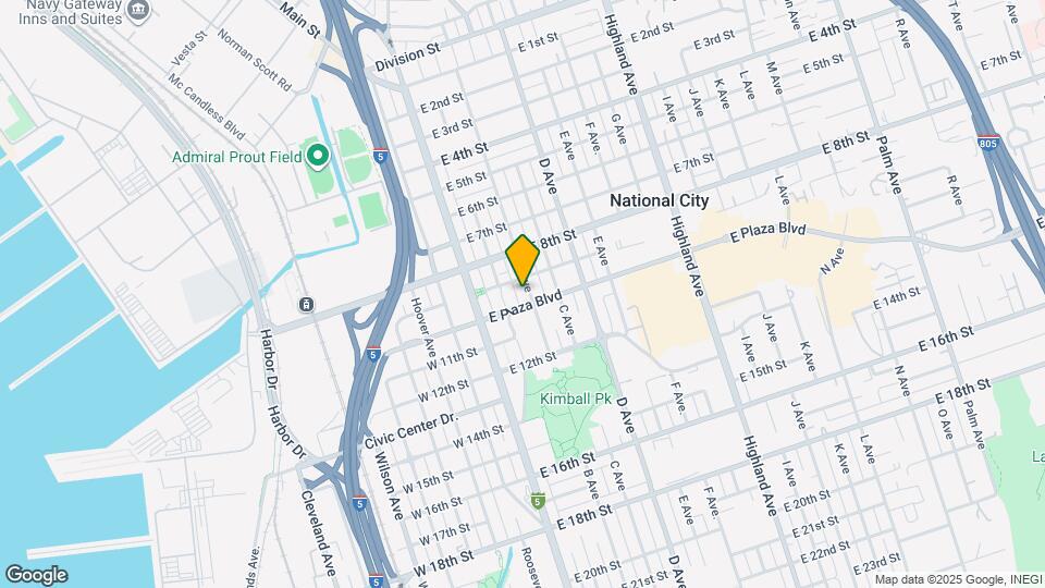 930 B Ave Map and Location Details