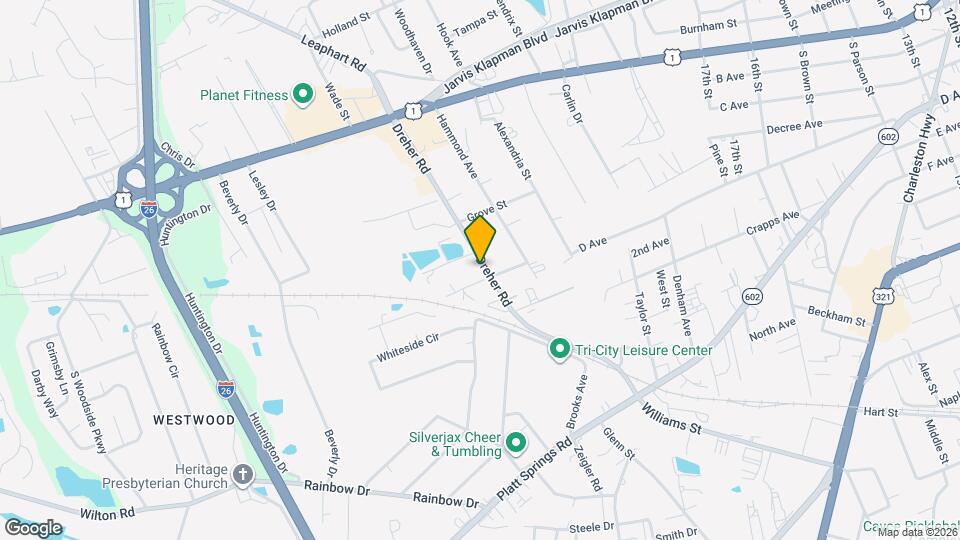 246 Dreher Rd Map and Location Details