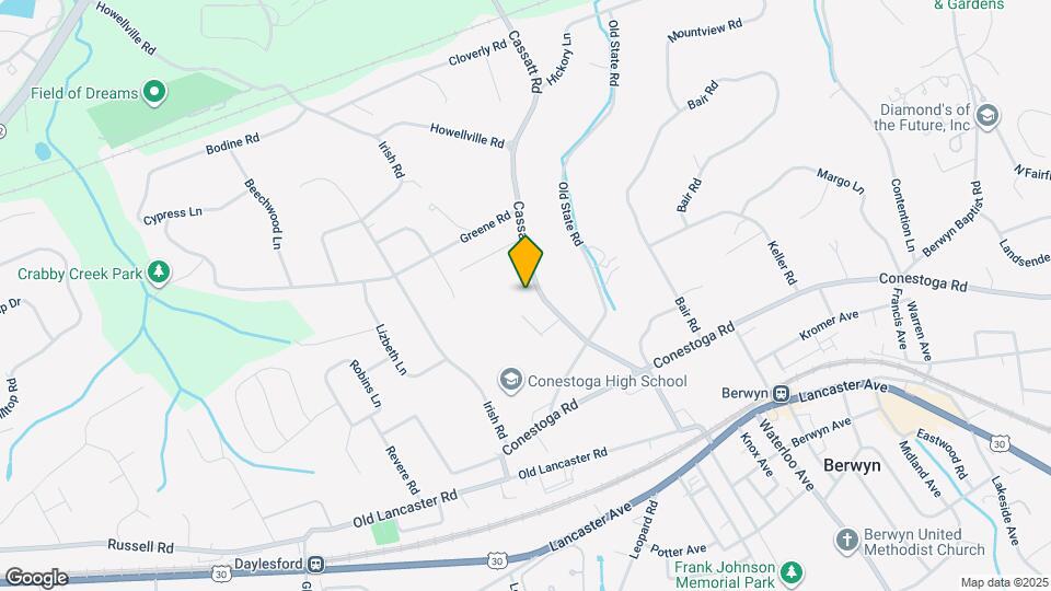 282 Cassatt Rd Map and Location Details